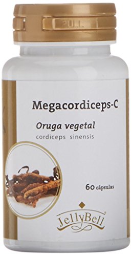 JELLYBELL MegaCordiceps C, Suplemento de Hierbas - 60 Cápsulas