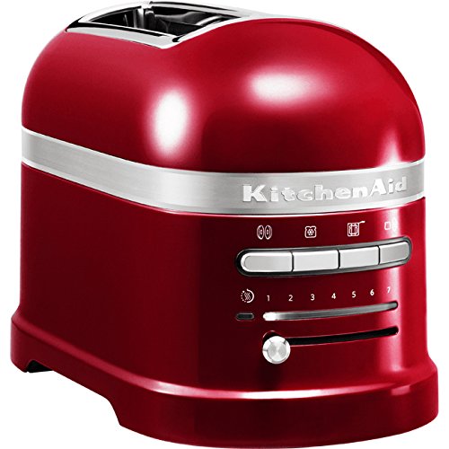 KitchenAid 5KMT2204ECA - Tostadora,1250 W, color rojo, 220 - 240 V, 50 - 60 Hz