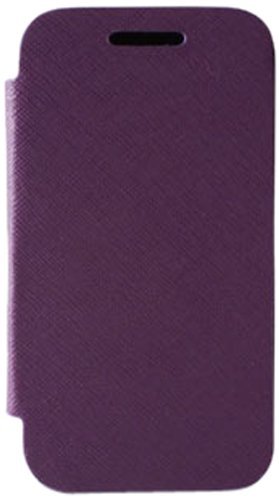 Ksix B8492FU80PR - Funda folio con carcasa trasera Samsung Galaxy Ace S5830, púrpura
