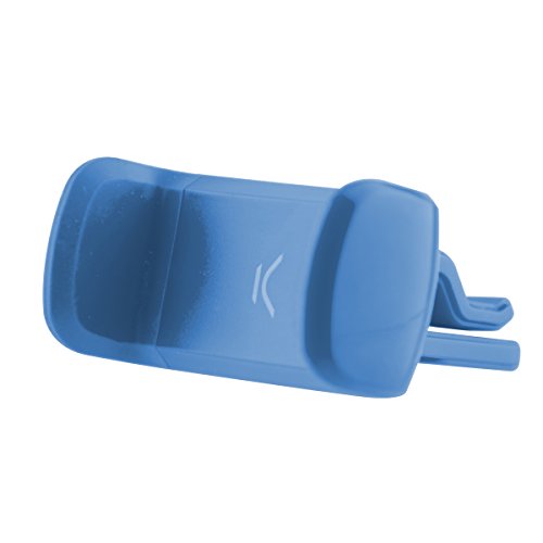 Ksix B9000SU17AZ - Soporte Coche Universal con Pinza para Rejilla de ventilación, Color Azul