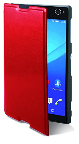 Ksix MFX3465FU81RJ - Funda folio con standing para Sony Xperia C4, color rojo