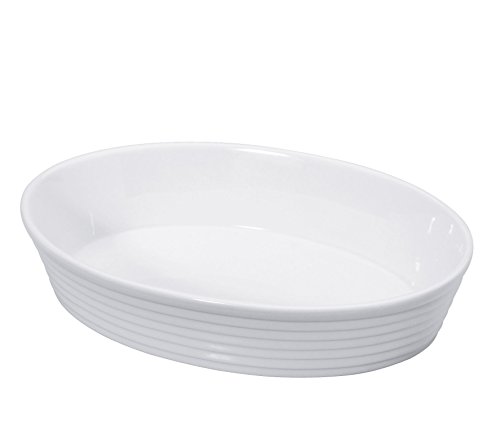 Küchenprofi 750018220 - Fuente de Porcelana para Horno (diseño Ovalado, 20 cm)