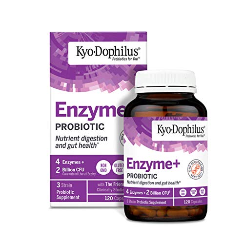 Kyoâ € ¢ Dophilus, Probióticos Enzimas Plus, 120 cápsulas - Wakunaga - Kyolic