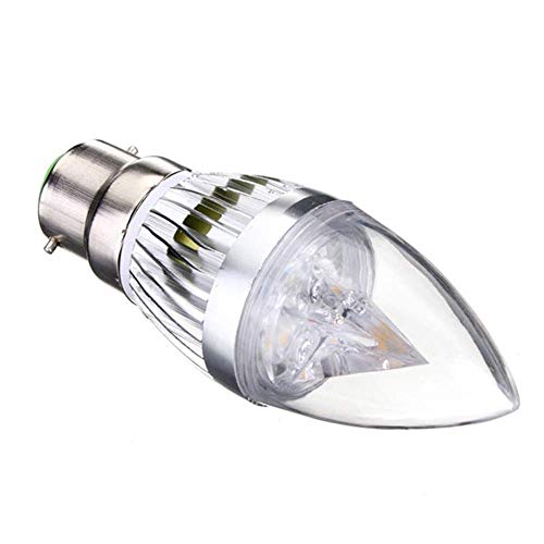 LHQ-HQ Bombilla LED B22 4.5W LED lámpara de luz de la vela del bulbo 85-265V