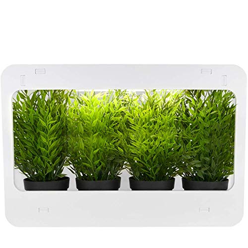 PrimeMatik - Kit Crecimiento de Plantas para Uso Interior con luz LED Blanca 850 LM 14W