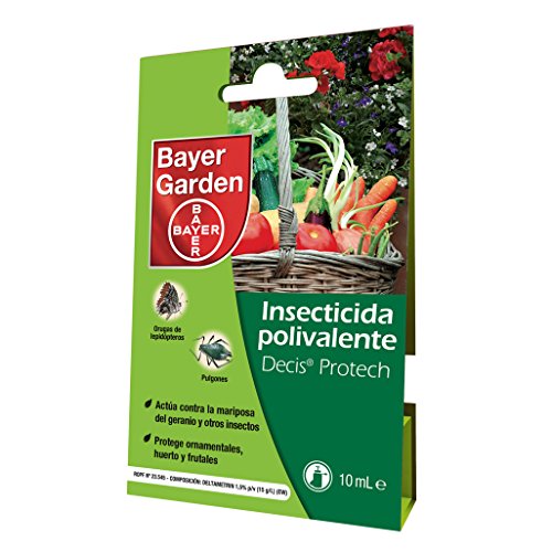 Protect Garden Decis Protech - Insecticida polivalente concentrado para ornamentales, frutales y horticolas, pulgones y orugas, 10ml