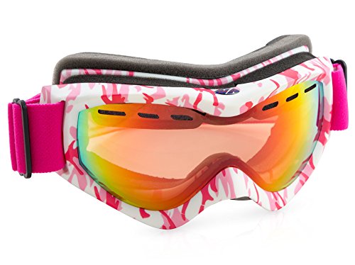Rayzor Profesionales Gafas de esquí Gafas de Snowboard (25 modelos en el anuncio) UV400 Dobles Lentes, de Esquí Snowboard Gafas, un Niebla Anti Coated, ventilación Espejo antides lumbrante