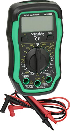 Schneider Electric SC5IMT23222 - Multímetro digital (categoría III, 600 V), color verde
