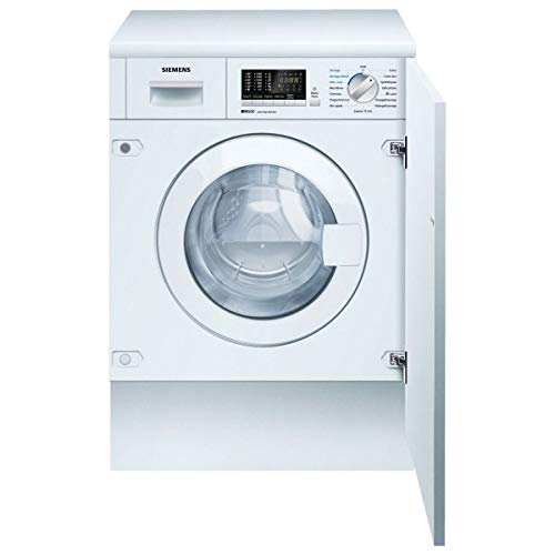 Siemens iQ500 WK14D541FF lavadora Carga frontal Integrado Blanco B - Lavadora-secadora (Carga frontal, Integrado, Blanco, Izquierda, Acero inoxidable, Frío, Caliente)