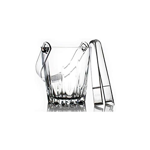 SMEJS Cristal Cubo de Hielo-Circleware Whisky de Cristal, Hielo a Juego, Doble pasada de Moda con Vasos de Vidrio, Agua Cerveza Bebidas cristalería Inicio