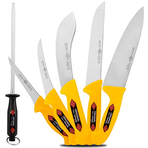 SOLINGEN EIKASO - Juego de cuchillos para carne (6 unidades) Para profesionales y privados.