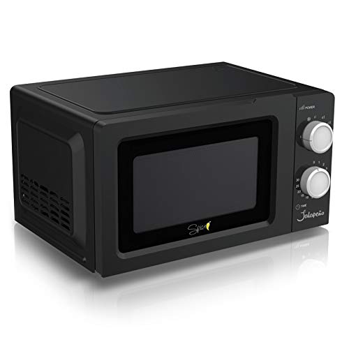 SPICE JALAPENO forno Microonde Microwave multifunzione combinato con GRILL 20 litri (20 L Black)
