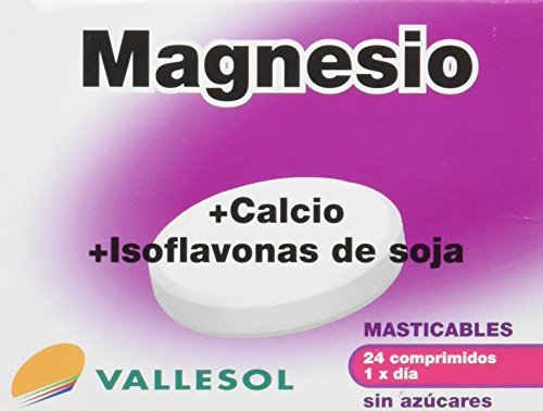 VALLESOL magnesio + calcio + isoflavonas de soja caja 24 uds