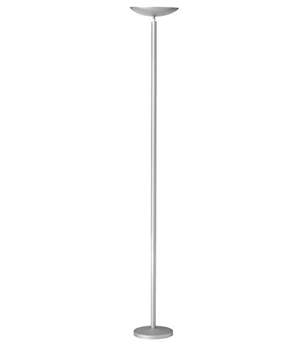 100340559 Unilux Primera lámpara de pie halógena de acero/metal de aluminio gris