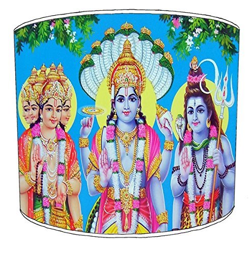12 Inch Ceiling Hindu God Lords godesses lampshade 10