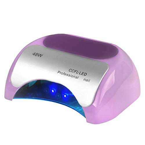 Activeshop CCFL - Lámpara de uñas LED UV para uñas 2 en 1 (48 W)