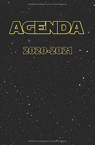 Agenda 2020-2021: [Format Agenda 13,3x20,3 cm|108 pages][Objet école/planning] Agenda enfant pour l’école, collège, lycée, université. Outil scolaire, ... galaxy, univers, guerre [Qualité Premium]