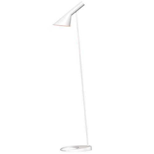 AJ Floor Lamp, Louis Poulsen, Lámpara de Pie Diseñada por Arne Jacobsen (Blanco)