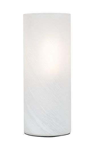 Brilliant Lámpara de mesa E27, 60 W, blanco/ópalo