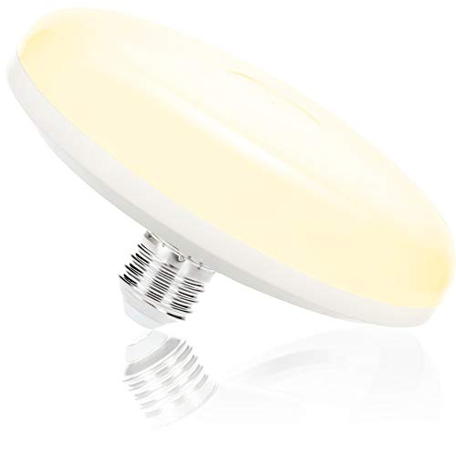 com-four® Bombilla LED E27 18W - lámpara incandescente de bajo Consumo para lámparas Colgantes - 32 Leds Blanco cálido - Ideal para plafones