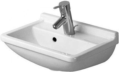 Duravit 0750450000 lavabo Fregadero de pared Cerámico - Lavabos (Fregadero de pared, Cerámico, Blanco, 450 mm)