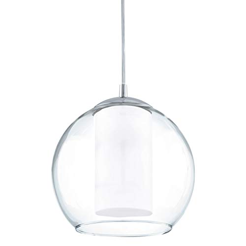 Eglo 92761 - Lámpara de techo con forma de bola, metal, E27, transparente