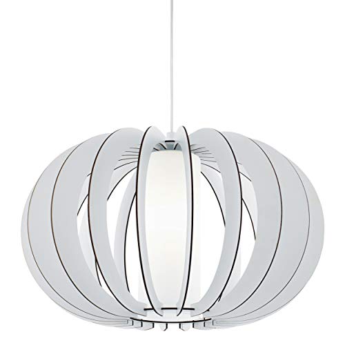 EGLO lámpara colgante E27, Weiß, 50 x 50 x 150 cm