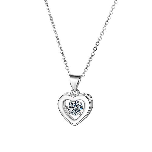 El nuevo collar de latidos del corazón de San Valentín personalizado girará