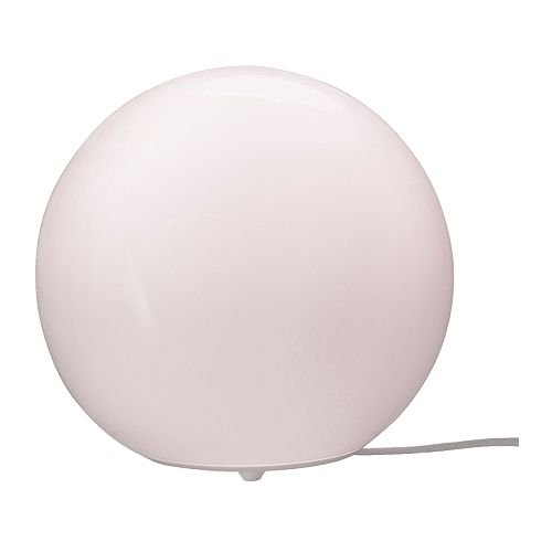 Fado - Lámpara de mesa, color blanco, cristal, blanco, 28 x 27 x 28 cm