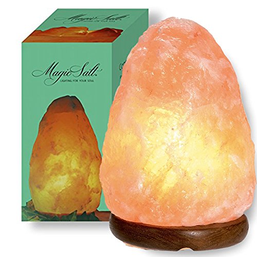 GEOFOSSILS Lámpara de Sal de Roca de Cristal del Himalaya Terapéutica Natural - 3-5kg