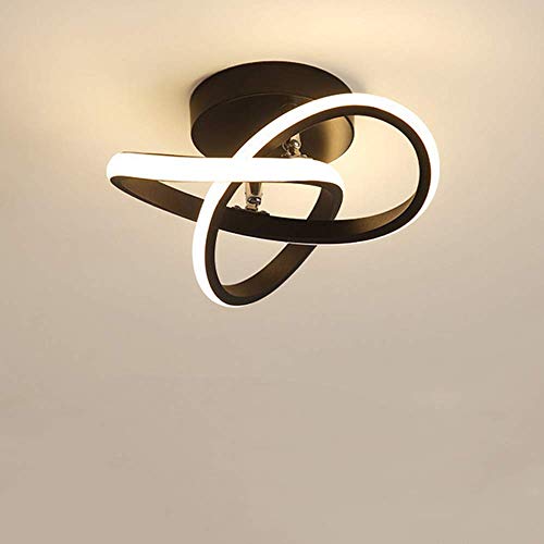Goeco LED Lámparas de techo modernas, Lámpara de techo acrílica con forma de flor de 12 W para Sala eestar y Dormitorio, diámetro 24 cm, 3000 K-6500 K (3 temperaturas de color)