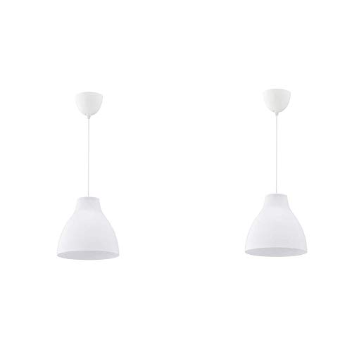IKEA MELODI Lámpara de techo, blanco, 28 cm - 603.865.27