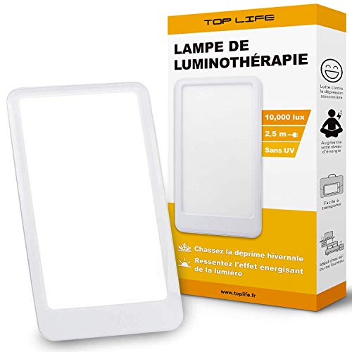 Lámpara de luz diurna natural 10000 lux - Lampara Luminoterapia para permite llenarse de energía cada día