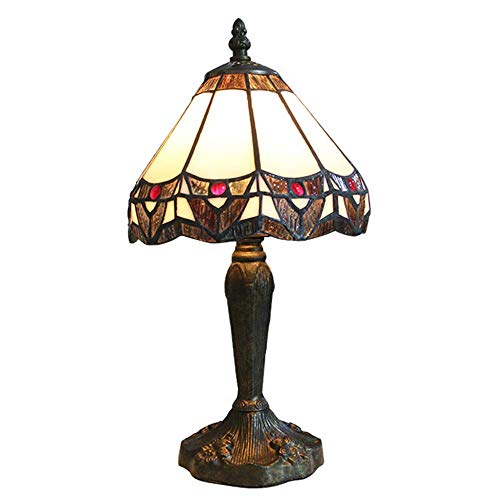Lámpara de mesa estilo Tiffany's de resina lámpara de dormitorio iluminación decoración de boda romántica luces decorativas