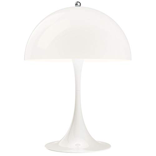 Panthella 320 Table Lamp, Louis Poulsen, Lámpara de Sobremesa Diseñada por Verner Panton (Acrílico Opal Blanco)