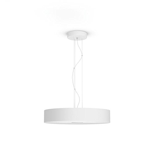 Philips Hue Fair Lámpara Colgante Inteligente con Mando, Luz Blanca Cálida a Fría, Compatible con Alexa y Google Home