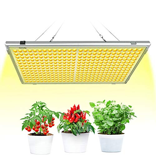 Relassy 300W LED Grow Light, 338 LEDs Lámpara de Planta, Luz de Cultivo Plegable de Espectro Completo para Plantas de Interior (F-300)