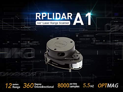 seeed studio RPLiDAR A1M8 - Kit de escáner láser (360 grados, rango de 12 m)