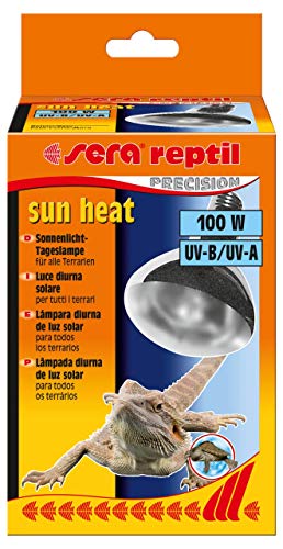 Sera (32043) Reptil Sun Heat 100 W / E27 - Lámpara de día para terrarios
