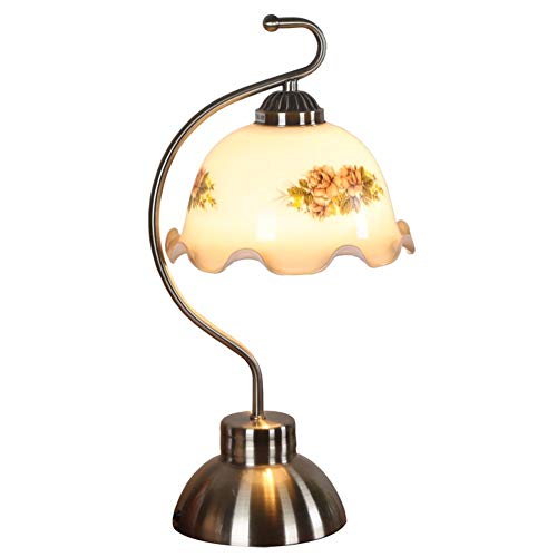 WXIFEID-Lámpara de mesa, Lámpara De Cabecera del Dormitorio, Creativo Bronce Decorativo Lámpara De Mesa [Clase de eficiencia energética A++] (Color : A, Size : 5W Three-Color dimming)