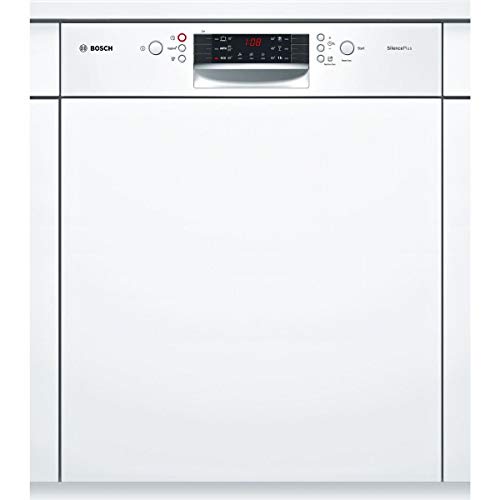 Bosch Serie 4 SMI46AW01E lavavajilla Semi-incorporado 12 cubiertos A+ - Lavavajillas (Semi-incorporado, Tamaño completo (60 cm), Blanco, Botones, 1,75 m, 1,65 m)
