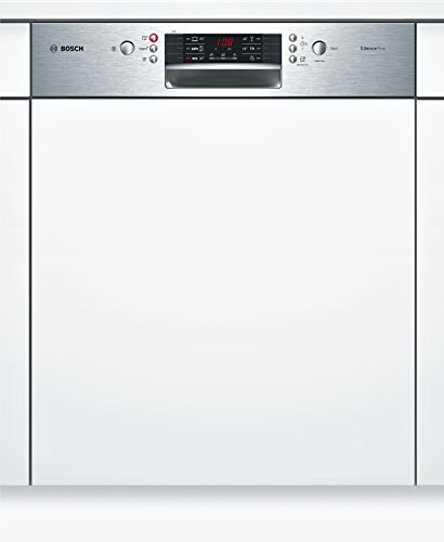 Bosch Serie 4 SMI46GS01E Semi-incorporado 12cubiertos A++ lavavajilla - Lavavajillas (Semi-incorporado, White,Not applicable, Tamaño completo (60 cm), Plata, Botones, Frío)