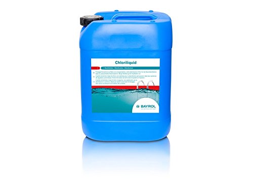 Cloro líquido para piscinas Bayrol Chloriliquid 20 kg. Hipoclorito sódico al 12%