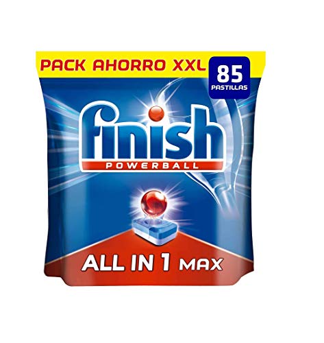 Finish Powerball All in 1 Max - Pastillas para el lavavajillas todo en 1 - formato 85 unidades