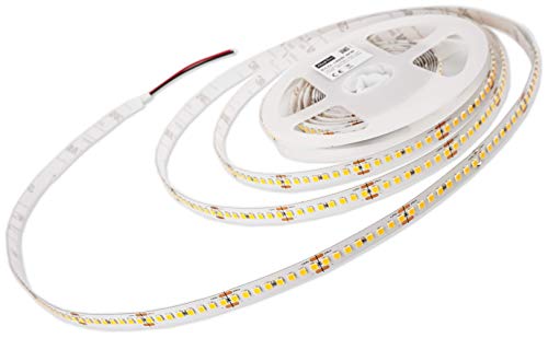 HuaTec Tira LED de la serie PRO, 5 m, luz blanca fría, 24 V, SMD 2835, 960 ledes, 13500 lm, 90 W, IP20, regulable, para armarios de cocina, dormitorio, iluminación decorativa
