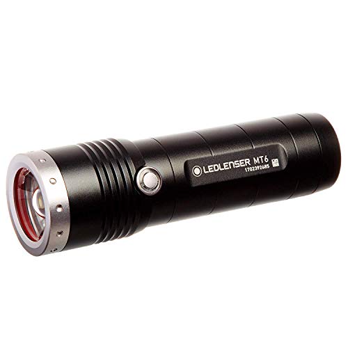 Ledllenser MT6, Linterna LED de bolsillo Unisex adulto, Negro, Talla única