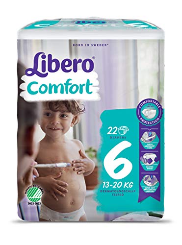Libero Confort - Pañales 6, 1x 22 unidades
