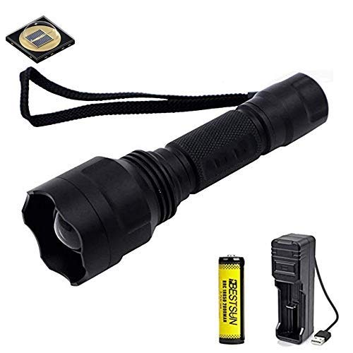 Linterna IR 940nm, Linternas de visión nocturna por infrarrojos Zoom capaz, 38mm lente- Para ser utilizado con dispositivos de visión nocturna y caza