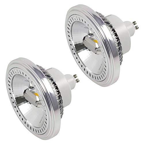 MENGS Pack de 2 bombillas LED GU10 ES111 de 15 W LED AR111 Spot bombilla de repuesto para 120 W halógena 1400 lm 120° blanco neutro 4000 K AC 85 – 265 V
