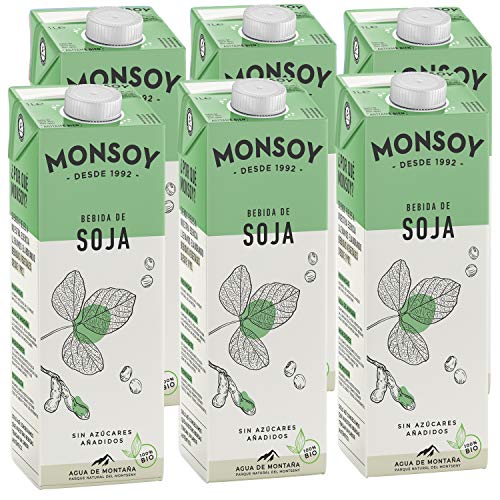 Monsoy - Bebida De Soja BIO - Caja de 6 x 1L